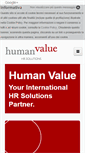 Mobile Screenshot of humanvalue.it